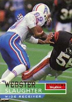 Webster Slaughter Houston Oilers 1995 SkyBox Impact NFL #59